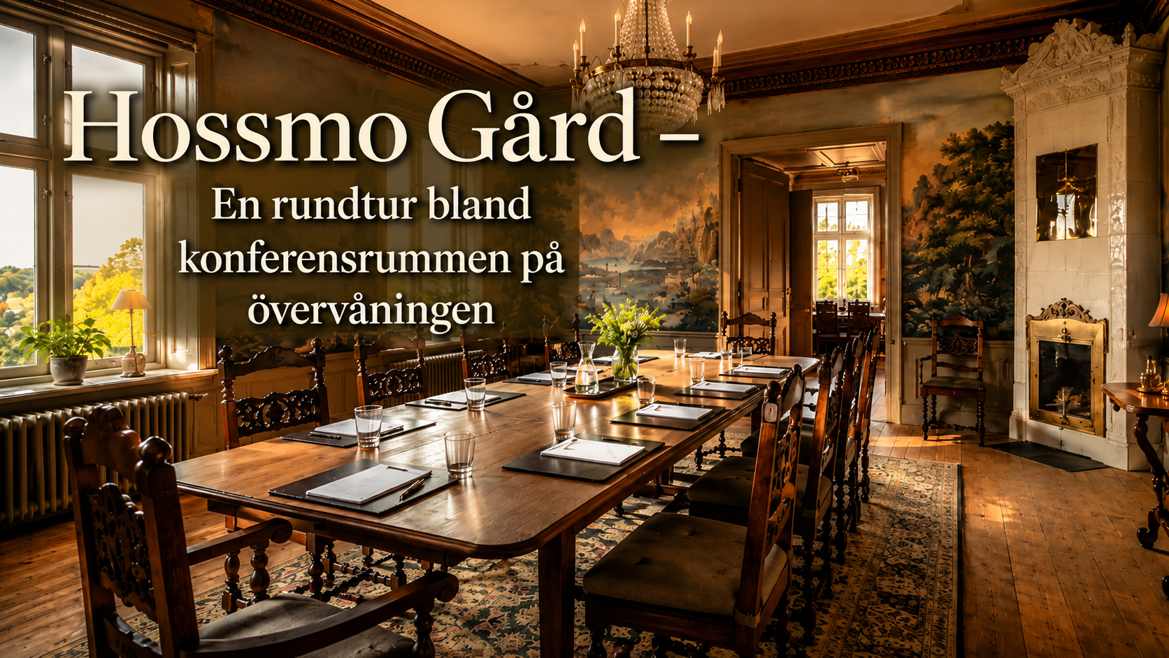 Hossmo Gård – En rundtur bland konferensrummen på övervåningen